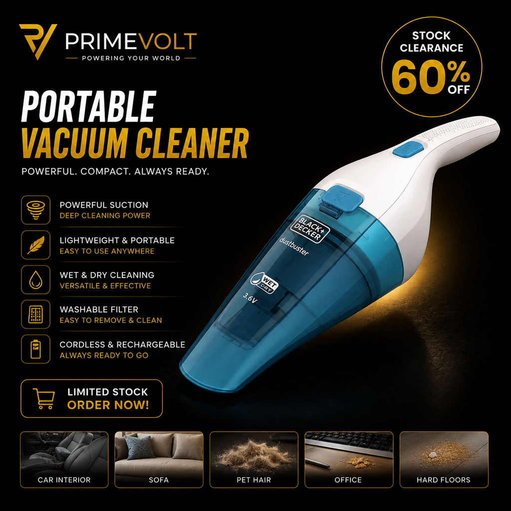 BLACK+DECKER Dustbuster Dry 3.6V Cordless Handheld Vacuum