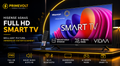 Hisense 40A4S – 40 Inch Full HD LED TV Smart TV VIDAA Dolby Audio & DTS HD WiFi Bluetooth Borderless Design Black [Energy Class E]