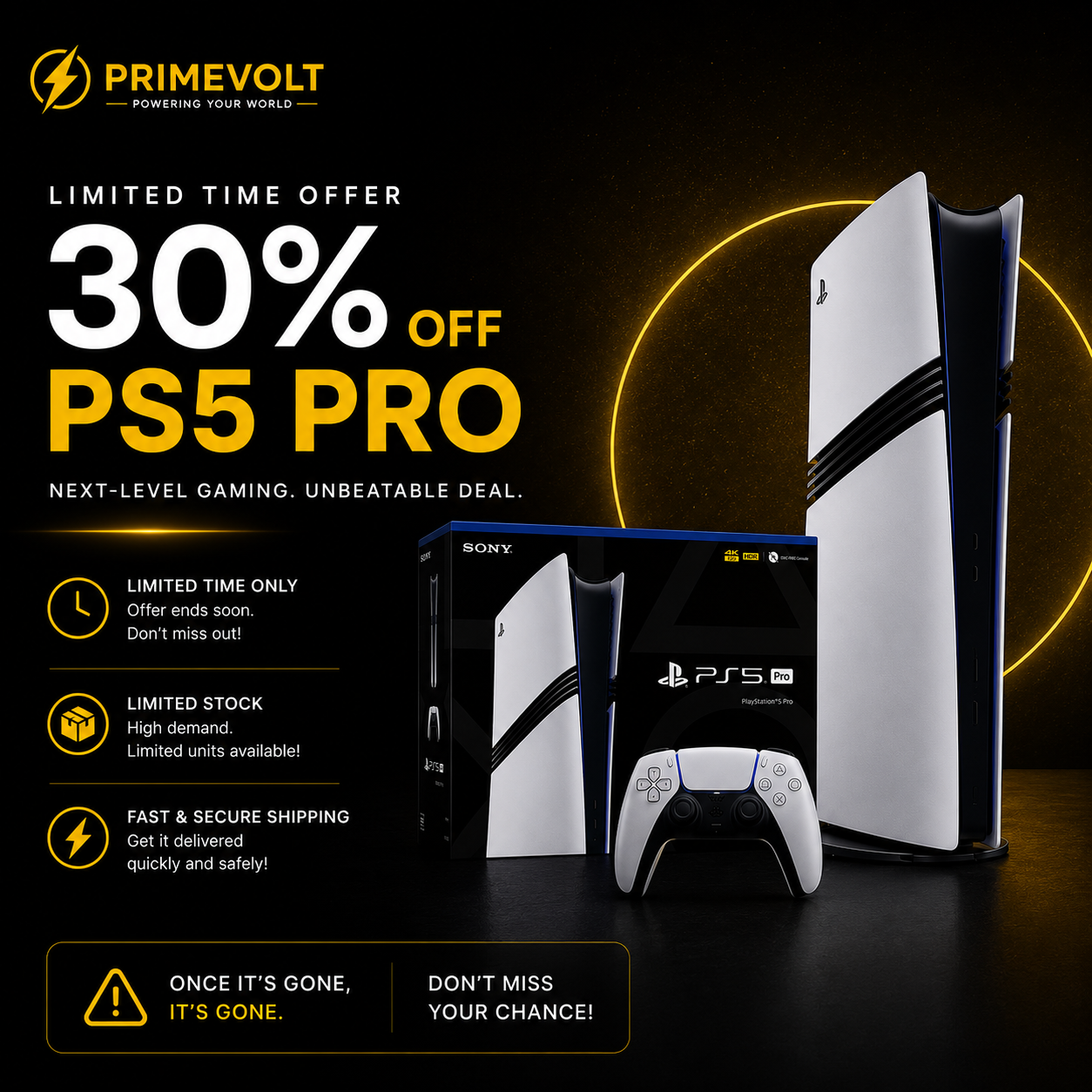 PS5 PRO 2TB SONY + WIRELESS CONTROLLER