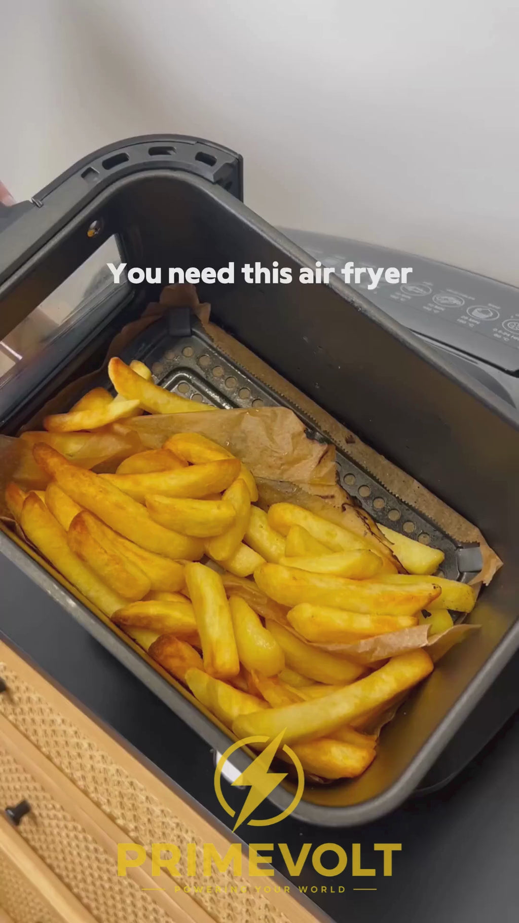 Duronic 10L Dual View Air Fryer | XL Oil-Free Digital Air Fryer with 10 Smart Cooking Programs